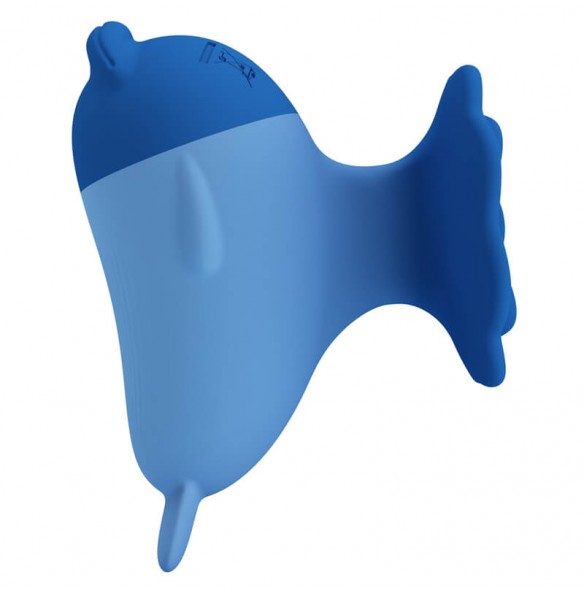 PRETTY LOVE - Dolphin Finger Vibrator (Chargeable - Blue) PRETTY LOVE - Dolphin Finger Vibrator (Chargeable - Blue)